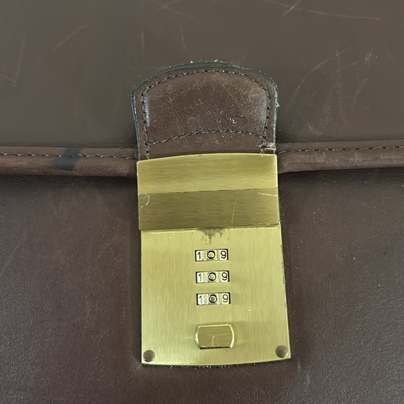 Coach Brown Leather Briefcase - Picture 7 of 14